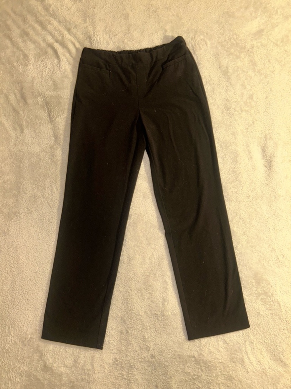 Time and Tru Women's Black Stretch Dress Pants - Picture 1 of 3